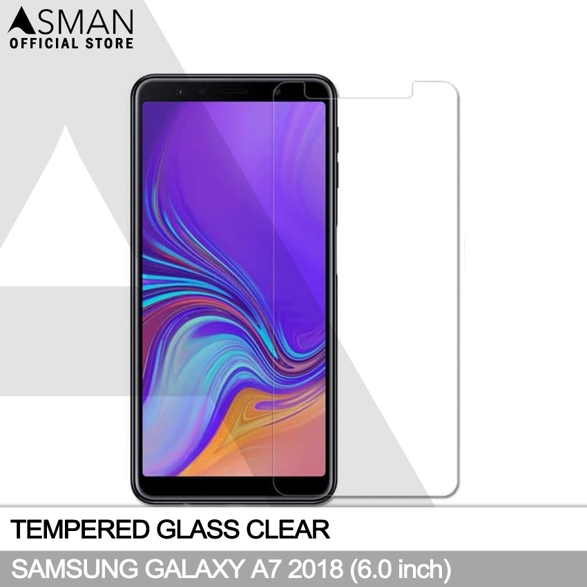 Tempered Glass Samsung Galaxy A7 (2018) / A750 (6.0&quot;) | Anti Gores Pelindung Layar Kaca - Bening