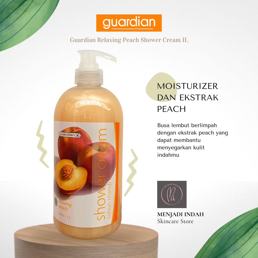 Guardian Shower Cream 1L Relaxing Peach