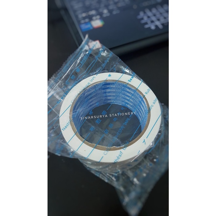 

Berkualitas Lakban Kain Putih 2 Inch Sazanami / Cloth Adhesive Tape Trendi