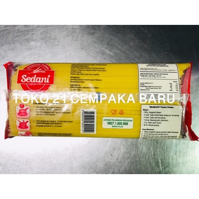 

PASTA-ANEKA- SEDANI SPAGHETTI MENTAH 1 KG | MI MIE PASTA SPAGHETI KILOAN MURAH 1KG -ANEKA-PASTA.