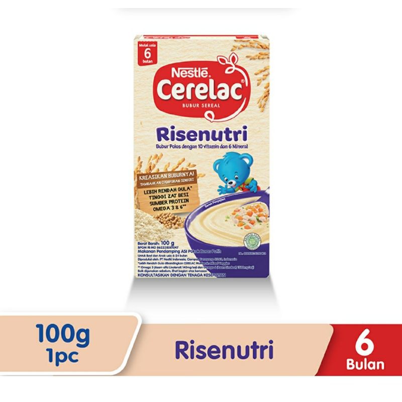 NESTLE Cerelac Risenutri Box - 100gr