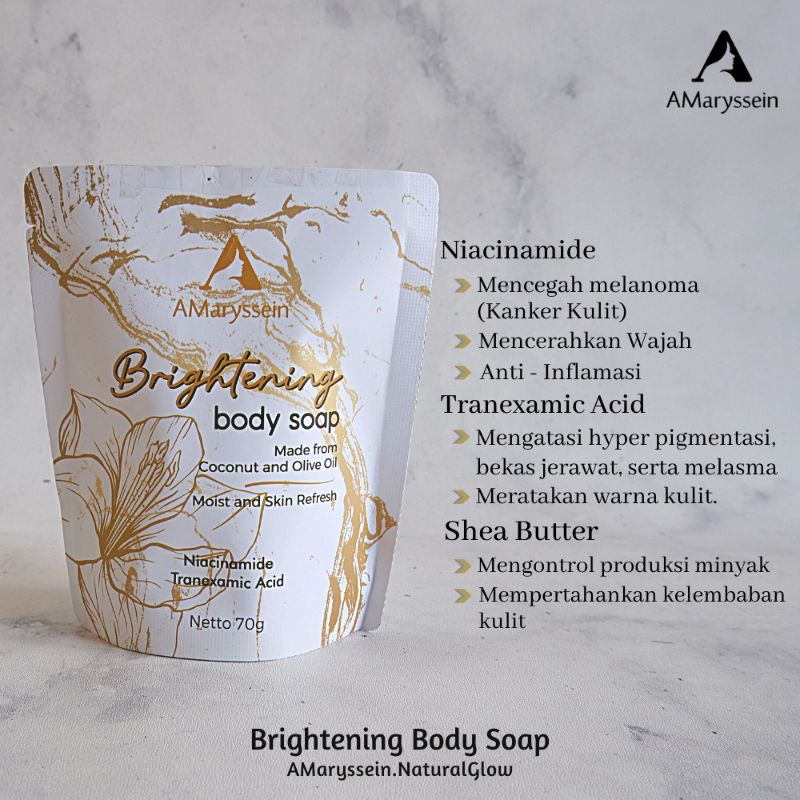 AMARYSSEIN natural glow brightening soap