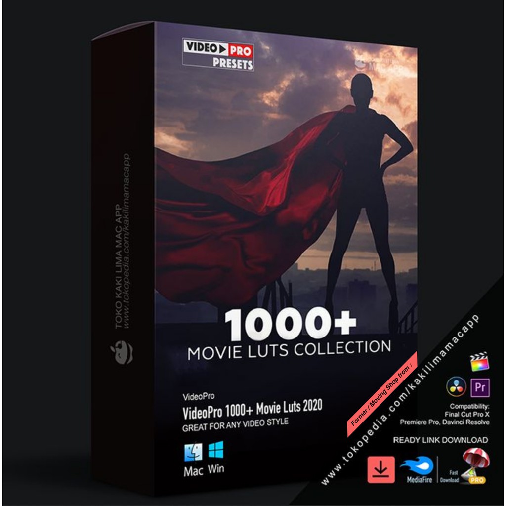 VideoPro 1000+ Luts Movie 2020