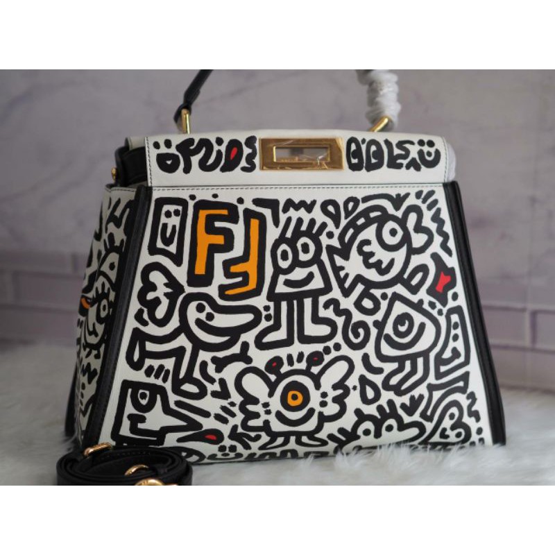 Fendi peekaboo graffity 34cm