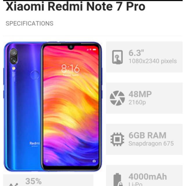 Xiaomi Redmi Note 7 Pro 6/128