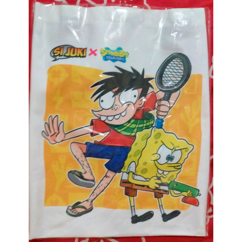 totebag si Juki x Spongebob