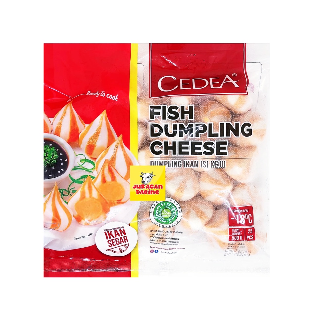 

Cedea dumpling ikan isi keju ( 500 gram) - termurah