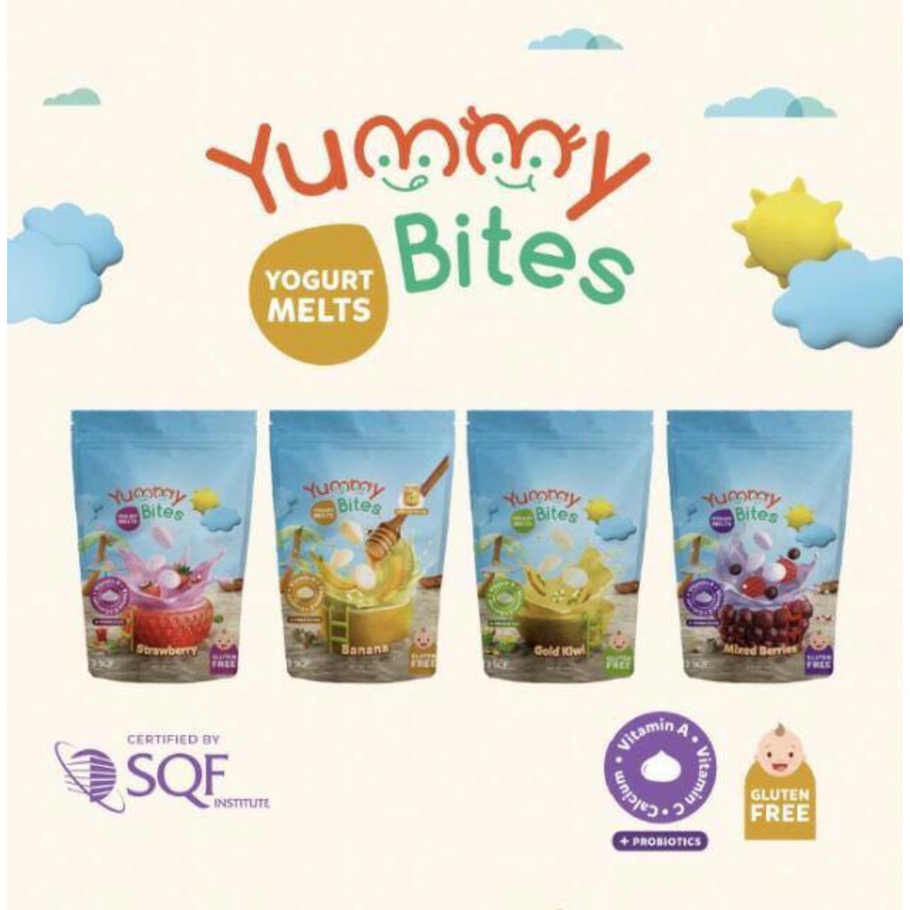 Jual Yummy Bites  Yogurt Melts 20g  Shopee Indonesia