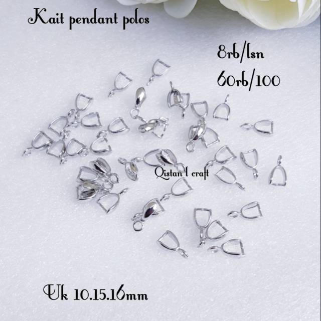 Kait pendant polos 12pcs