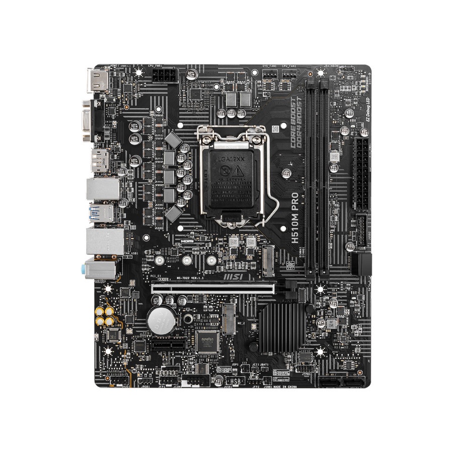 MSI H510M PRO (Intel LGA1200, H510, DDR4) Motherboard Rocket Lake