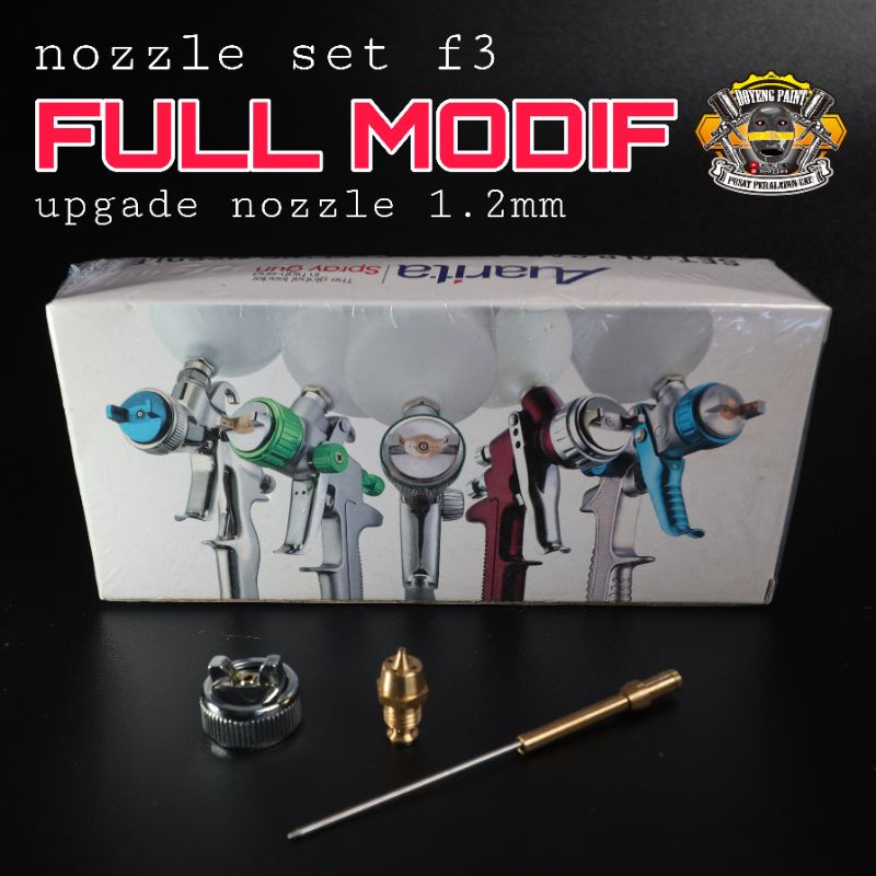 NOZZLE SET AUARITA F3 FULL MODIF NOZZLE 1.2MM