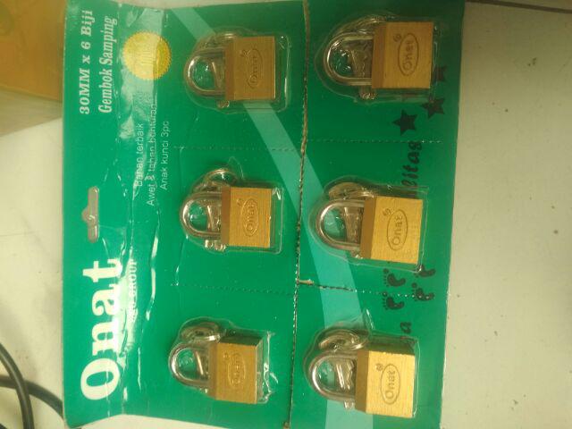 Gembok Kuningan 30mm