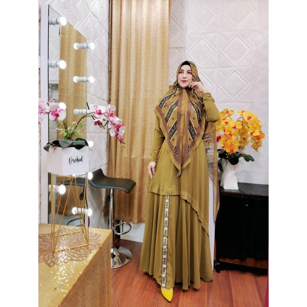 Alaya voll 4 premium set syari by yodizein syari