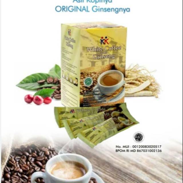 

White Coffe with Ginseng 12 sachet