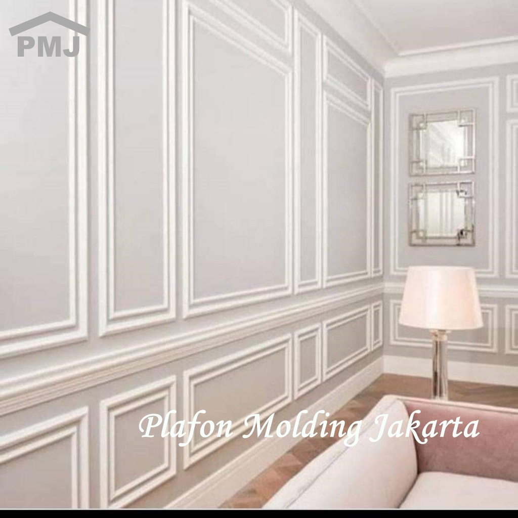 Wall moulding /molding / wall panel/ list profil dinding dan jasa pasang