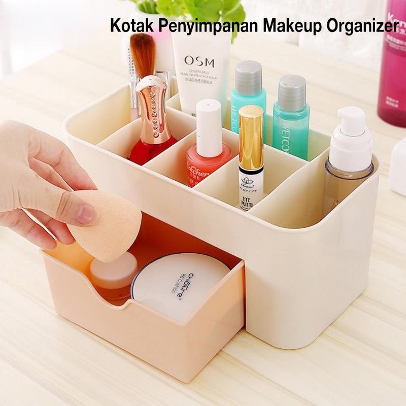 Rak Kosmetik Mini / Mini Cosmetic Storage Drawer / Kotak Penyimpanan Makeup Organizer / Rak Kosmetik Bahan plastik Tebal Untuk bermacam varian warna serbaguna / rak kosmetik serbaguna untuk menyimpan aksesoris wanita