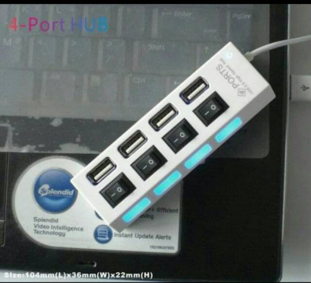 [COD] USB HUB SAKLAR 4 PORT ON/OFF HIGH SPEED / USB HUB SAKLAR 2.0 ORIGINAL