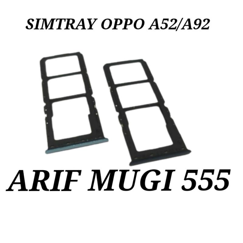 SIMTRAY SIMLOCK TEMPAT KARTU SIMCARD OPPO A52-A92 ORIGINAL