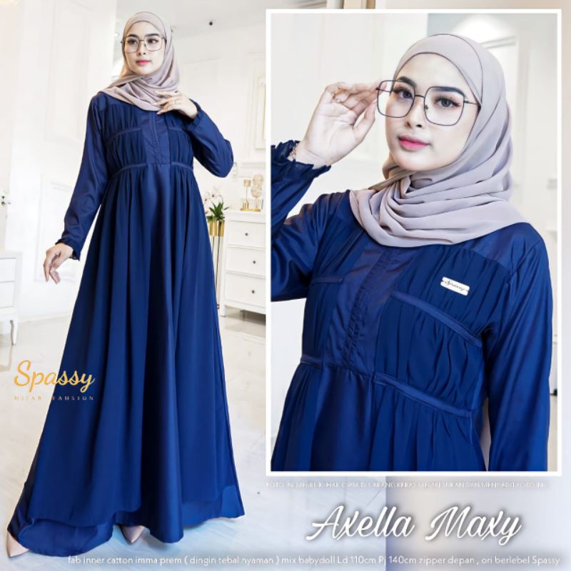 SPASSY DRESS MUSLIM WANITA AXELLA MAXY