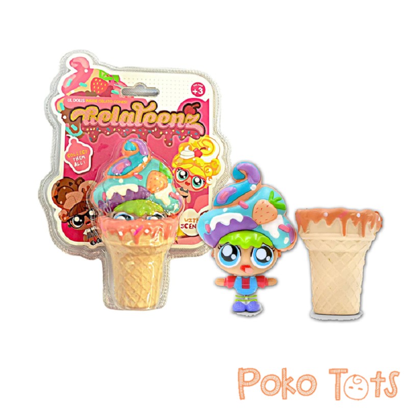 Gelateenz With Scent Mainan Anak Squishy Ice Cream dengan Aroma