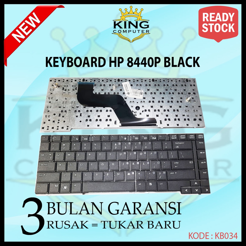 Keyboard laptop HP ELITEBOOK 8440P SERIES BLACK