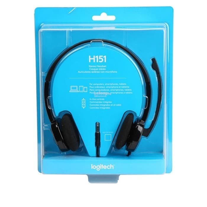 Headphone Logitech H151 Warna Hitam