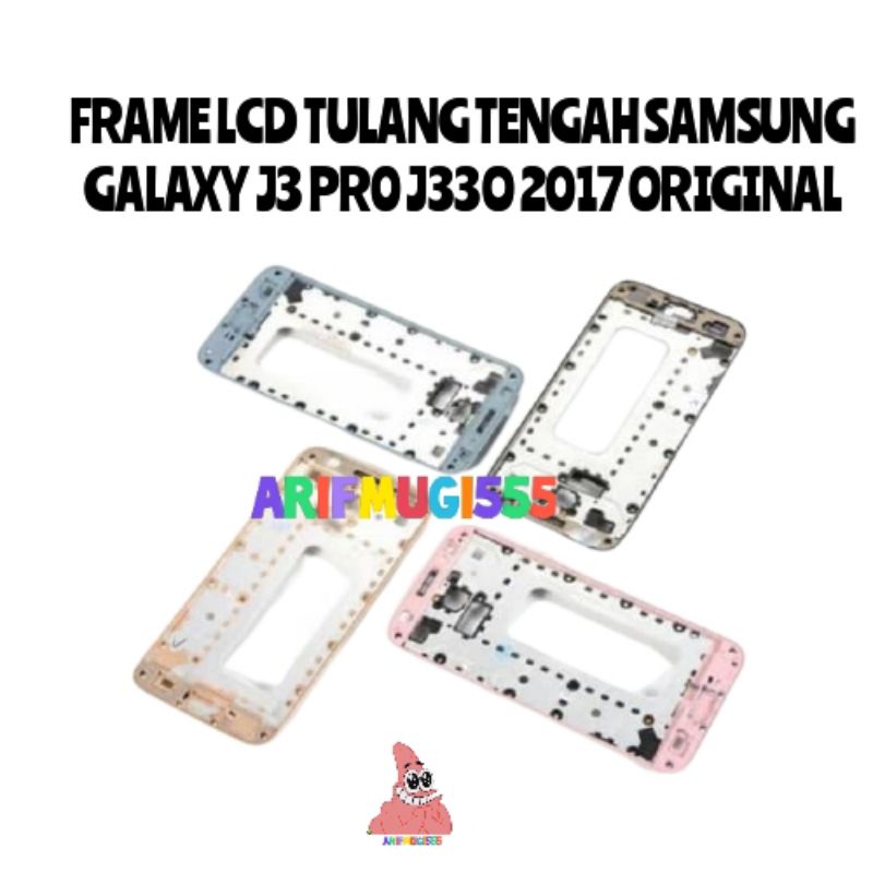 FRAME LCD TULANG LCD TATAKAN LCD BAZZEL BEZEL SAMSUNG GALAXY J3 PR0 J33O ORIGINAL