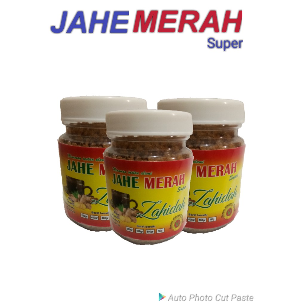 

Jahe merah bubuk 1kg,1 kg/500 gr/250 gr /instan/murah zahidah