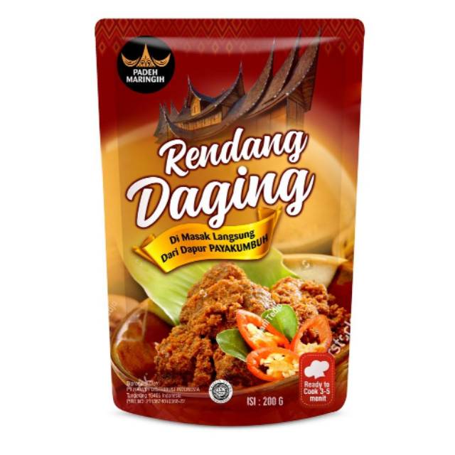 

Rendang Daging Padeh Maringih 200gr