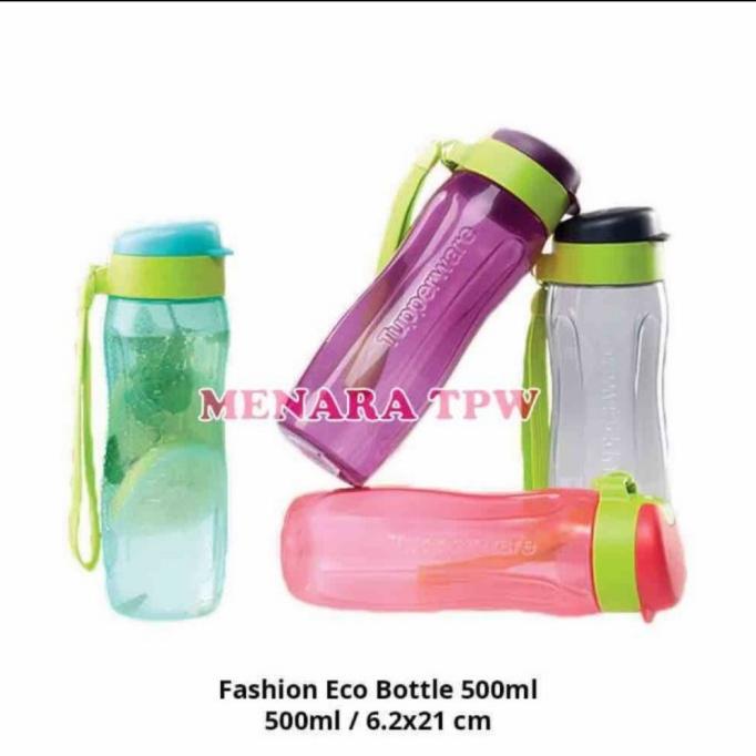 Fashion Eco Bottle 500 ML / Botol Air Minum (Asli Tupperware)