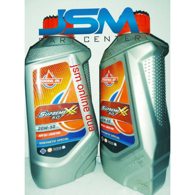 OLI FEDERAL XX 1L  20/50 SUPREME XX 1 LITER OLI MESIN MERK FEDERAL