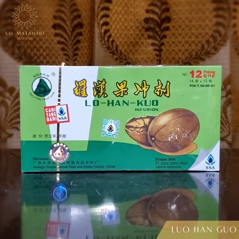 LO HAN KUO INFUSION (LUO HAN GUO CHONG JI) | SARAS SUBUR ABADI | MINUMAN HERBAL CINA OBAT UNTUK MERE