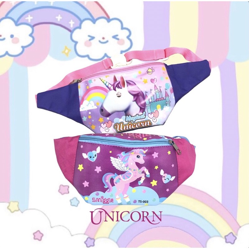 Tas slempang pinggang Unicorn