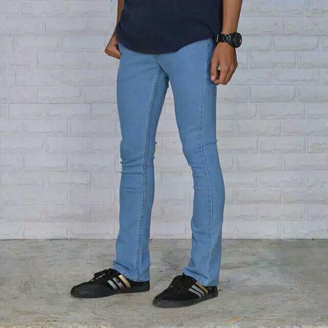 Celana Jeans Cutbray Pria Komprang/Celana Boocut Cutbray Pria/Cutbray Terlaris Murah Melar