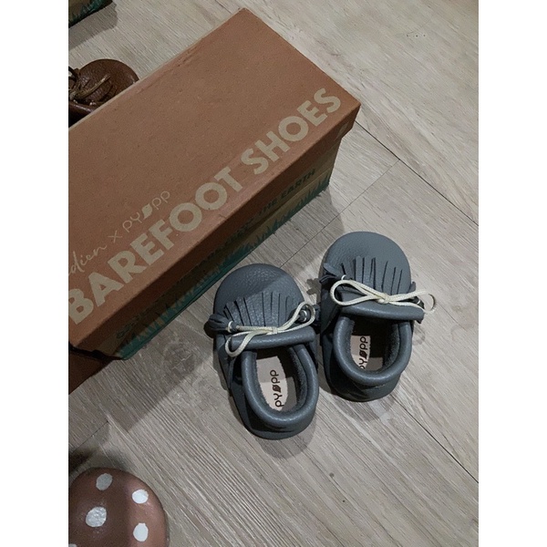 new chiru moccasins pyopp warna  grey sz 2 buka preloved bekas second