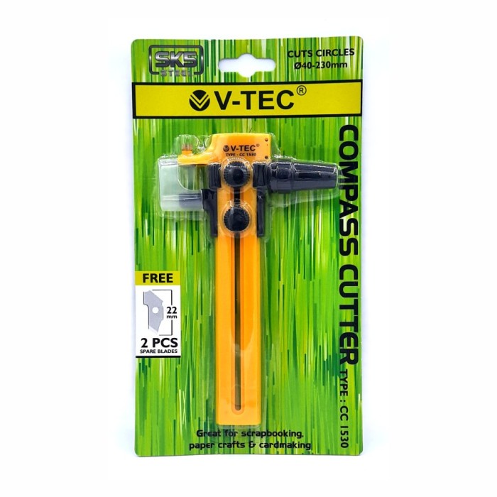 

CODES0X-04 Circle Compass Rotary Cutter Alat Potong Lingkaran Bulat Kertas *AK07