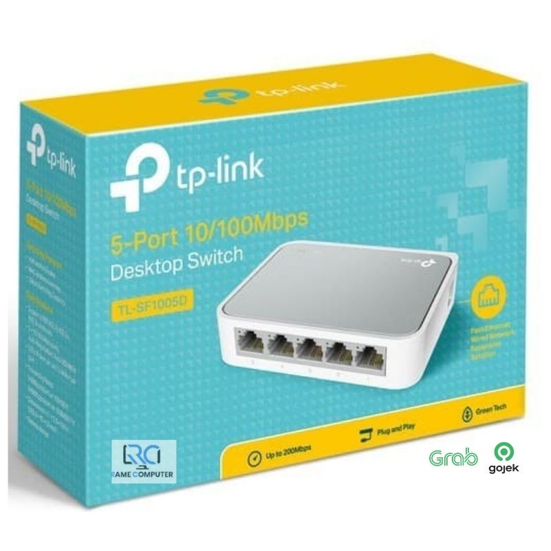 TP-Link TL-SF1005D 5-Port 10-100Mbps Desktop Switch