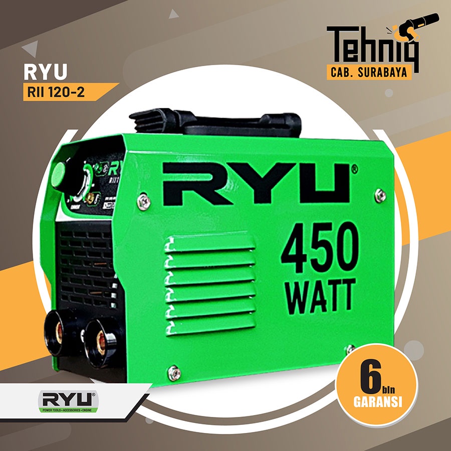 Mesin Las Listrik RYU 120-2 RII 450 Watt Trafo Las