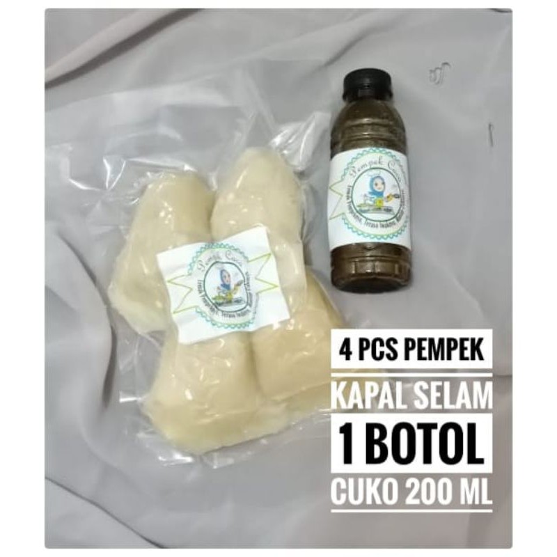 

Pempek Kapal Selam Isi 4 (Asli Palembang)