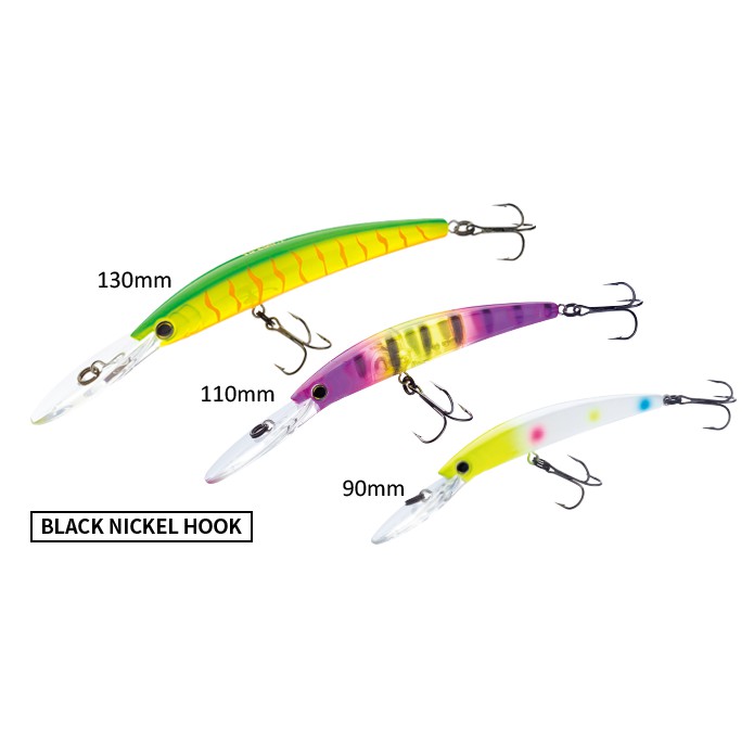 UMPAN PANCING Lure YOZURI CRYSTAL® MINNOW DEEP DIVER WALLEYE FLOATING 90 R1205