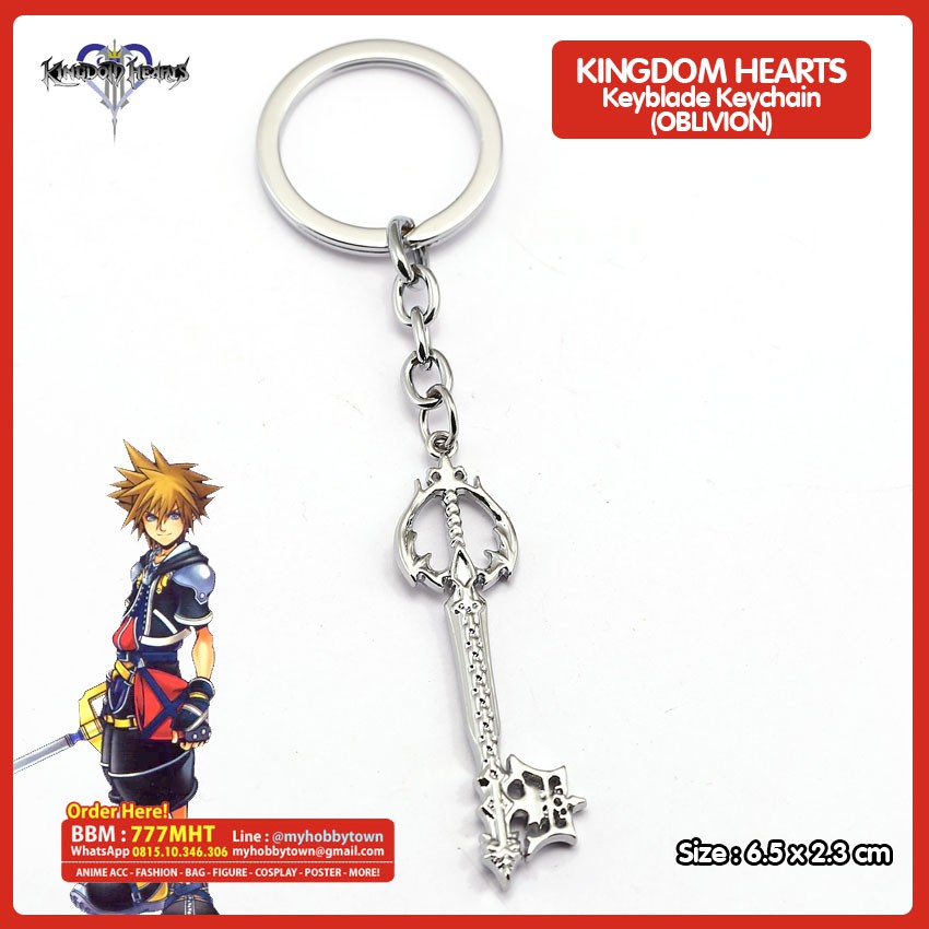 Gantungan Kunci Anime Game Kingdom Hearts : Keyblade Oblivion