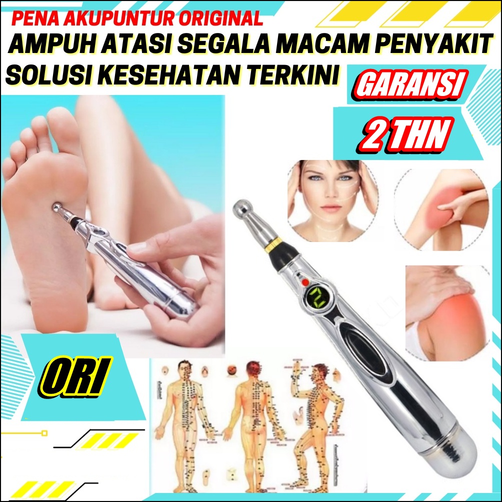 massager pen df 618 pen acupuntur alat pijat refleksi kaki elektrik alat pijat terapi getar original