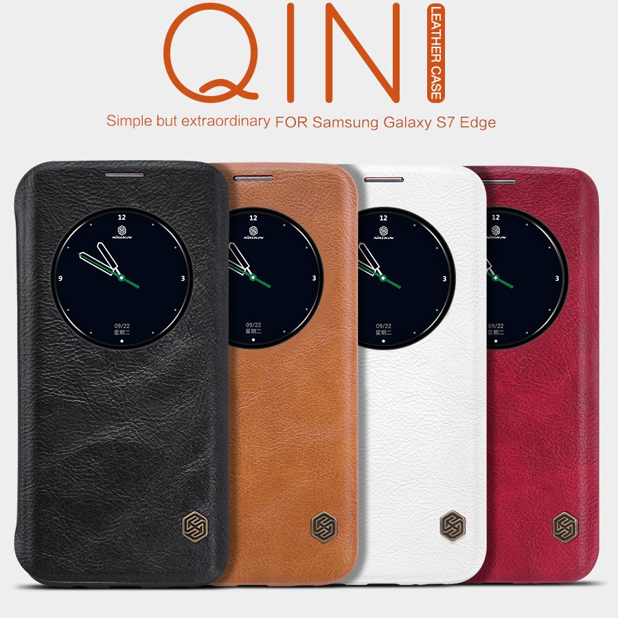 Flip Cover XIAOMI Redmi Note 9 5G Nillkin Qin Leather Flip Hard Case