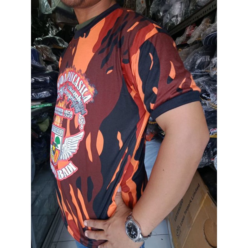 Kaos loreng pemuda pancasila want Army