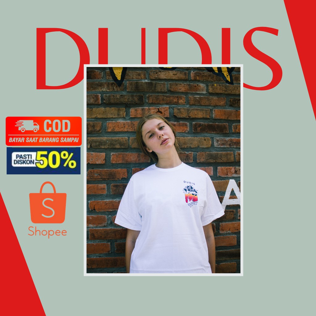 Baju Unisex Kaos Keren Motif Original Warna Putih Pria Wanita