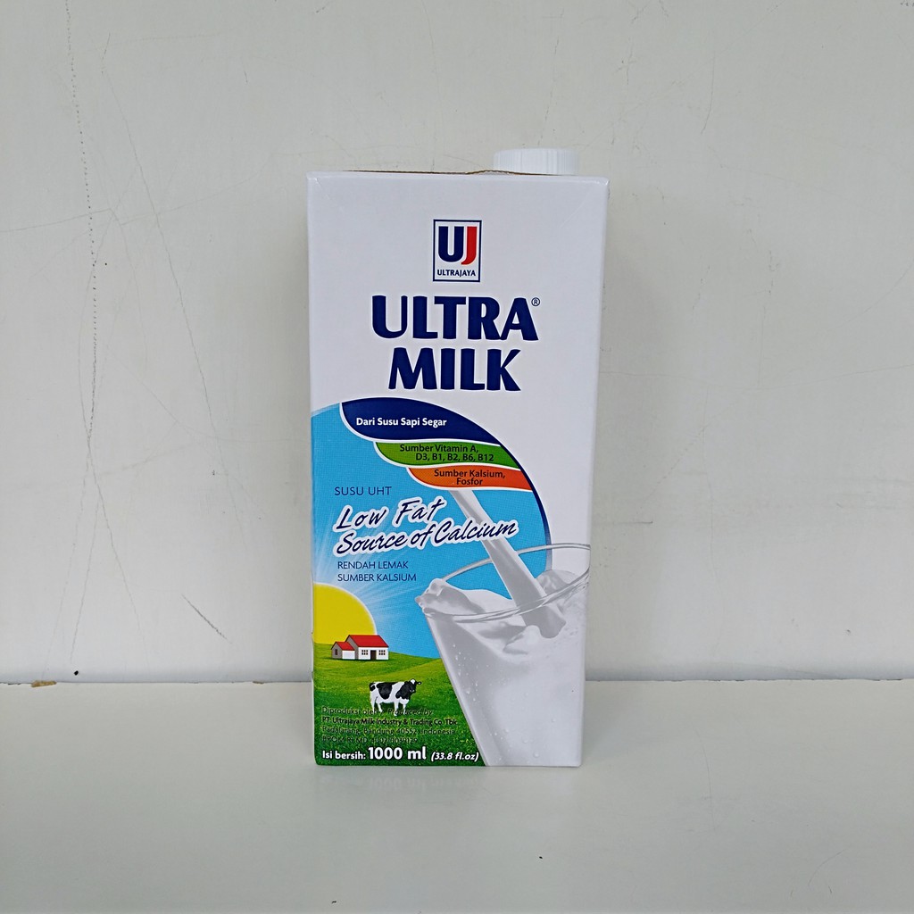 

Ultra Milk / Susu UHT Ultra Low Fat Plain 1000 ml