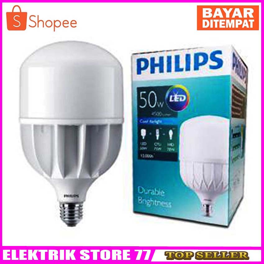 PHILIPS LAMPU LED 50WATT PHILIPS TFORCE CORE INDUSTRIAL PUTIH Original