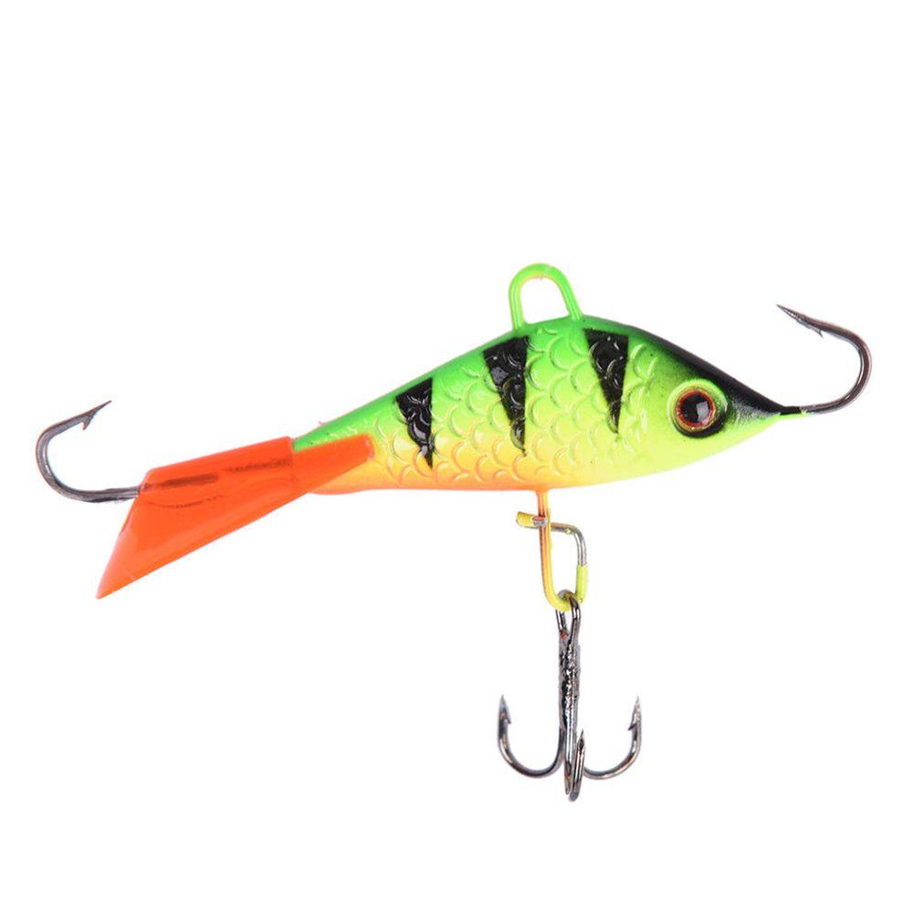 Top 50mm/7.5g Kait Pancing Es Kualitas Tinggi Buatan Balanceraa Jigging Lead