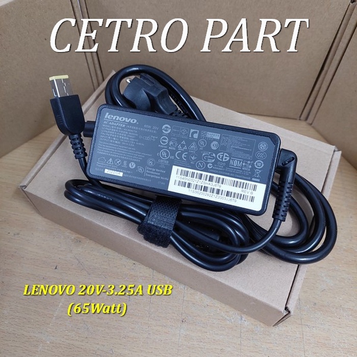 Adaptor Charger Laptop Lenovo Thinkpad L440 L460 L470 L450 L540 -USB