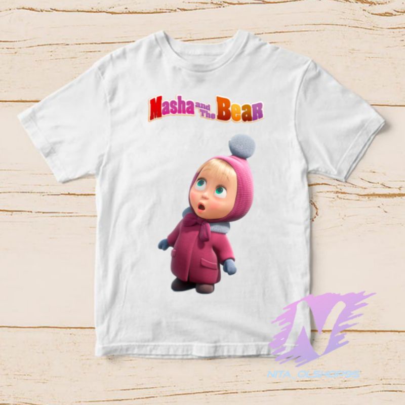 baju anak kaos anak marsa and the bear